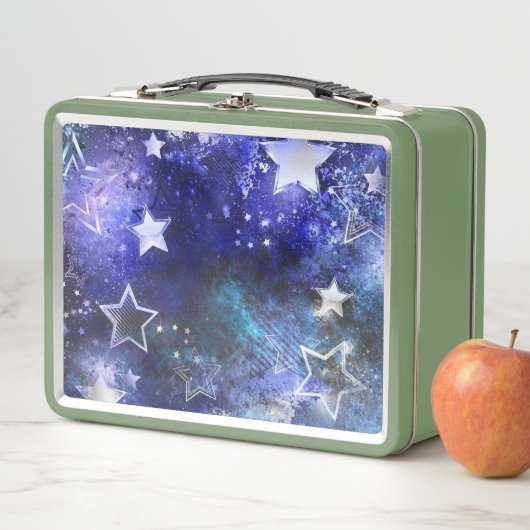 Lunch Box Arrière - plan spatial avec étoiles (En situation)
