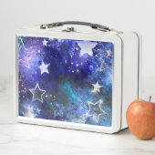 Lunch Box Arrière - plan spatial avec étoiles (En situation)