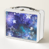 Lunch Box Arrière - plan spatial avec étoiles (Devant)