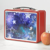 Lunch Box Arrière - plan spatial avec étoiles (En situation)