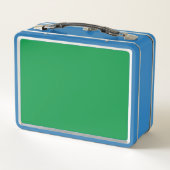 Lunch Box Arrière - plan vert avec bordure blanche pour Aest (Dos)