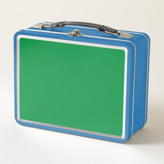 Lunch Box Arrière - plan vert avec bordure blanche pour Aest (Devant)