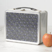 Lunch Box Arrosage sur métal gris bleu (En situation)