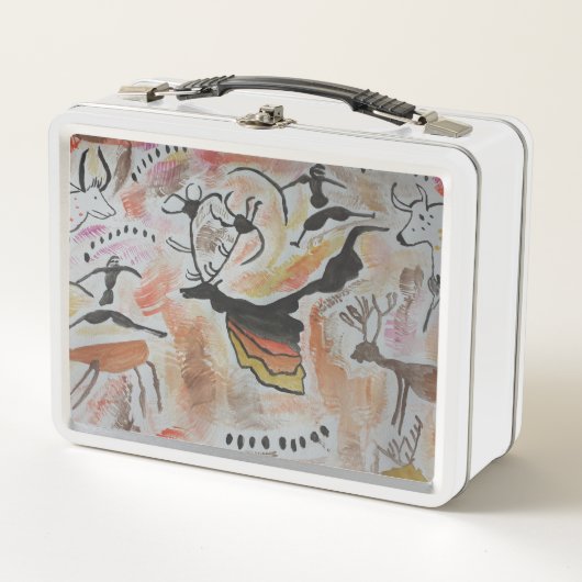Lunch Box Art abstrait de la grotte (Devant)