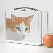 Lunch Box Art de chat roux adorable (En situation)