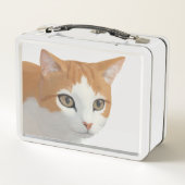 Lunch Box Art de chat roux adorable (Dos)