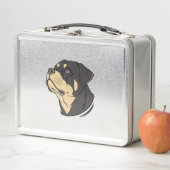 Lunch Box Art de chien Rottweiler (En situation)
