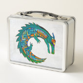 Lunch Box Art de l'alligator tribal (Dos)