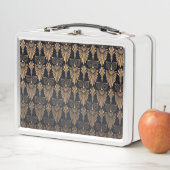 Lunch Box Art Déco Black Gold : Retro. (En situation)