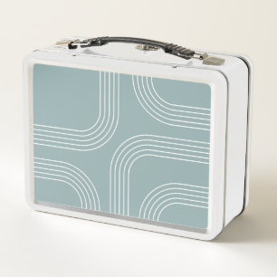 Lunch Box Art en ligne de style moyen siècle Abstrait