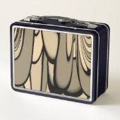 Lunch Box Art Moderne Fondre des teintes Brown (Dos)