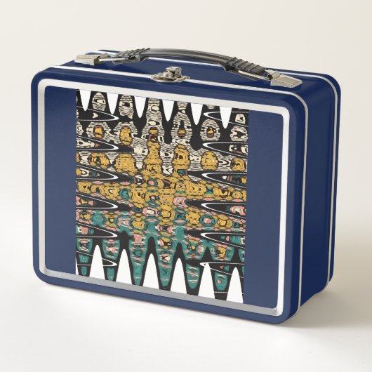 Lunch Box art numérique oiseaux (Devant)