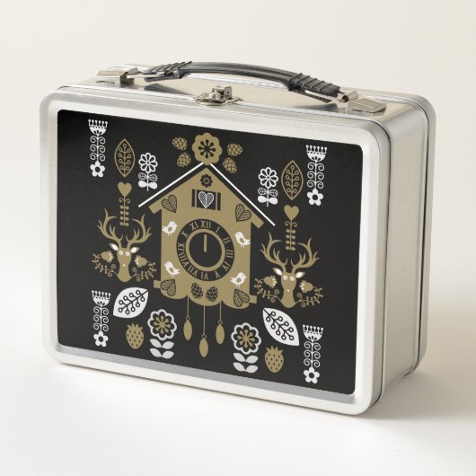 Lunch Box Art populaire allemand Bauernmalerei (Devant)