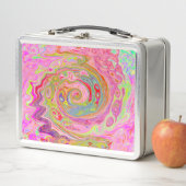 Lunch Box Art Super rétro rose, jaune et magenta (En situation)