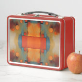 Lunch Box Art textile Abstrait : Nature concept art couleurs (En situation)