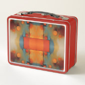 Lunch Box Art textile Abstrait : Nature concept art couleurs (Dos)