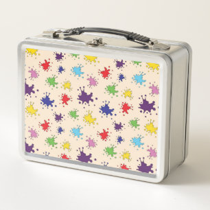 Lunch Box Artiste coloré Palette peinture éclaboussure d'enc