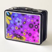 Lunch Box Artsy Flowers Design (Dos)