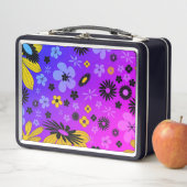 Lunch Box Artsy Flowers Design (En situation)