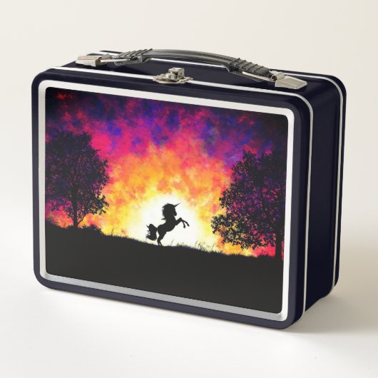 Lunch Box Artsy Unicorn (Devant)