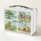 Lunch Box Aruba multivu aquarelle (Dos)