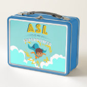 Lunch Box ASL est ma superpuissance (Devant)