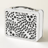 Lunch Box Assez orné impression noir et blanc (Dos)