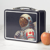 Lunch Box Astronaute canadien dans l'espace profond (En situation)