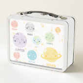 Lunch Box Astronomie du système solaire planétaire Cute Kawa (Dos)