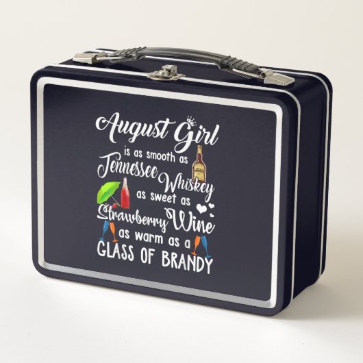 Lunch Box August Girl est lisse comme le whisky Tennessee (Devant)