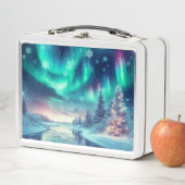 Lunch Box aurora borealis/Noël/hiver (En situation)