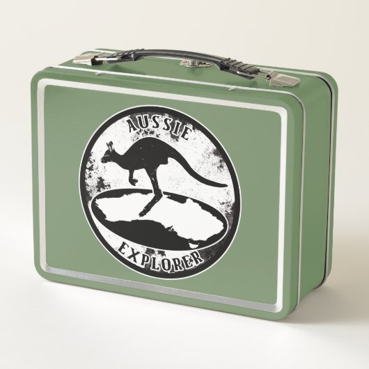 Lunch Box Aussie Explorer en grunge (Dos)
