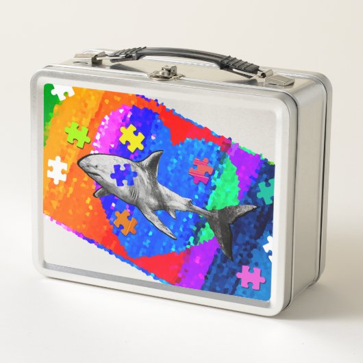 Lunch Box Autism Shark (Devant)