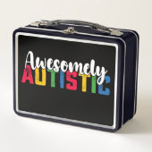 Lunch Box Autisme autistique Awesomely Famille de filles Biy (Devant)