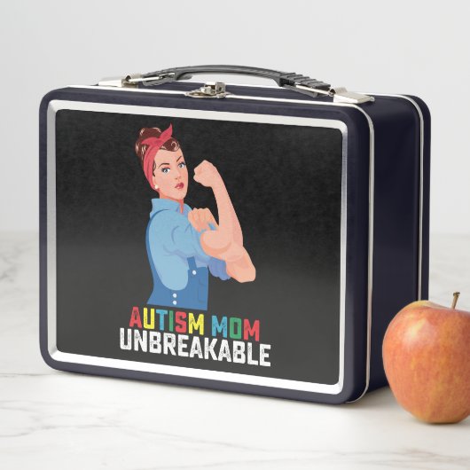 Lunch Box Autisme Maman Fier Indestructible Famille Autiste (En situation)