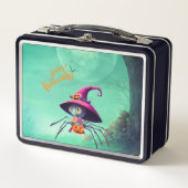 Lunch Box Automne/automne/araignée/sorcière/halloween (Devant)