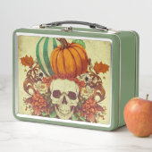 Lunch Box Automne/Automne/Halloween/citrouille/squelette (En situation)