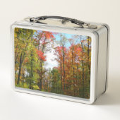 Lunch Box Automnes Arbres et Ciel bleu Automne Photographie  (Dos)