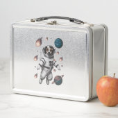 Lunch Box Aventure spatiale avec un chien astronaute (En situation)