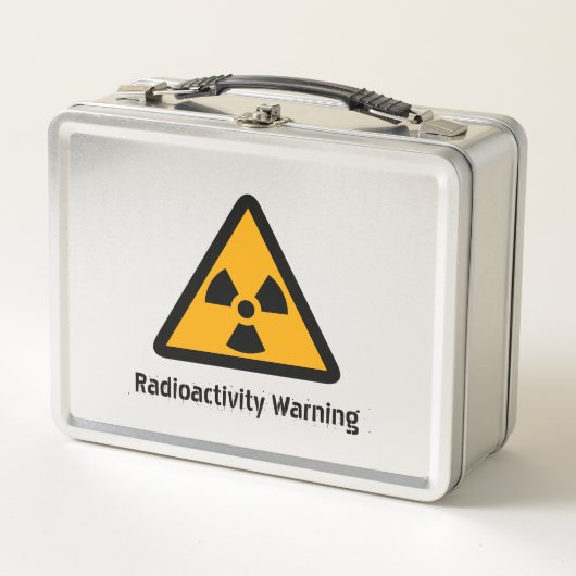 Lunch Box Avertissement de radioactivité (Devant)