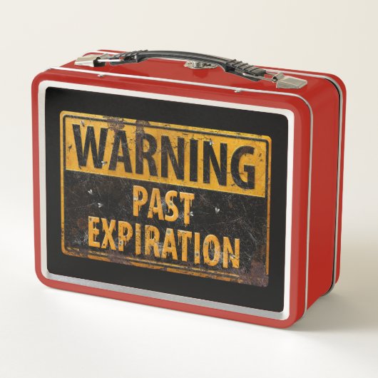 Lunch Box AVERTISSEMENT Expiration Passée - Sale Putrid Fly (Dos)