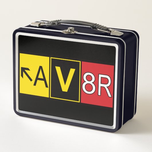 Lunch Box Aviateur - AV8R - (Devant)
