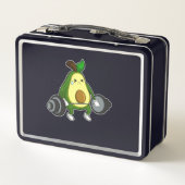 Lunch Box Avocado à Fitness avec Barbell (Dos)