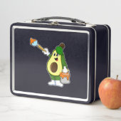 Lunch Box Avocado en peintre avec pinceau (En situation)