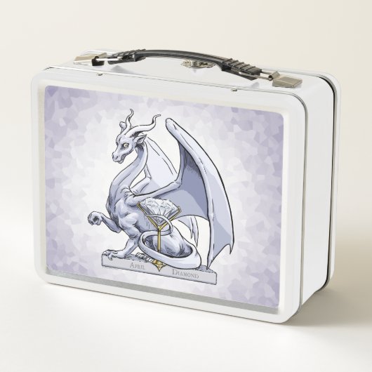 Lunch Box Avril Dragon de Pierre de naissance : Diamant (Dos)