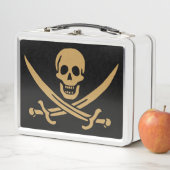 Lunch Box Aztec Gold Crâne et cutlass Pirate Calico Jack (En situation)