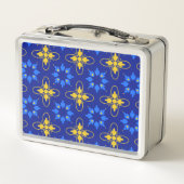 Lunch Box Azulejo bleu et jaune (Dos)