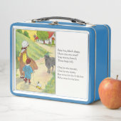 Lunch Box Baa, Baa, Mouton Noir, Mère Goose Nurserme Rhyme (En situation)