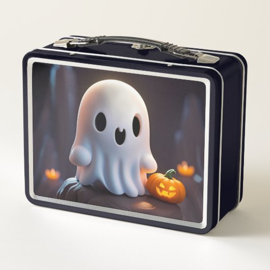 Lunch Box Baby Ghost Déplaisant mignon caractère Halloween (Dos)