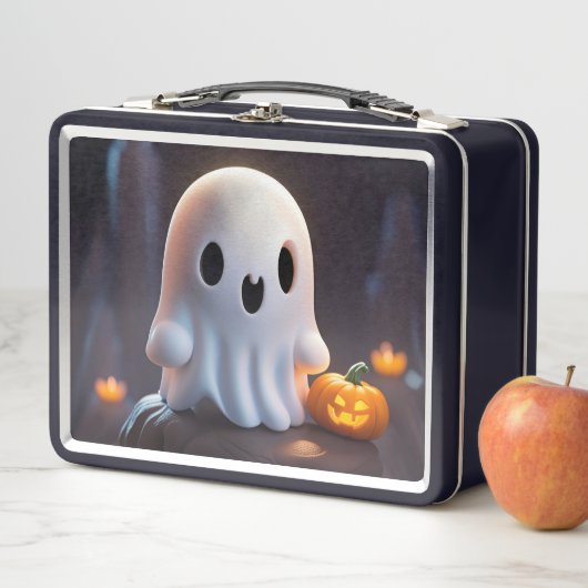 Lunch Box Baby Ghost Déplaisant mignon caractère Halloween (En situation)